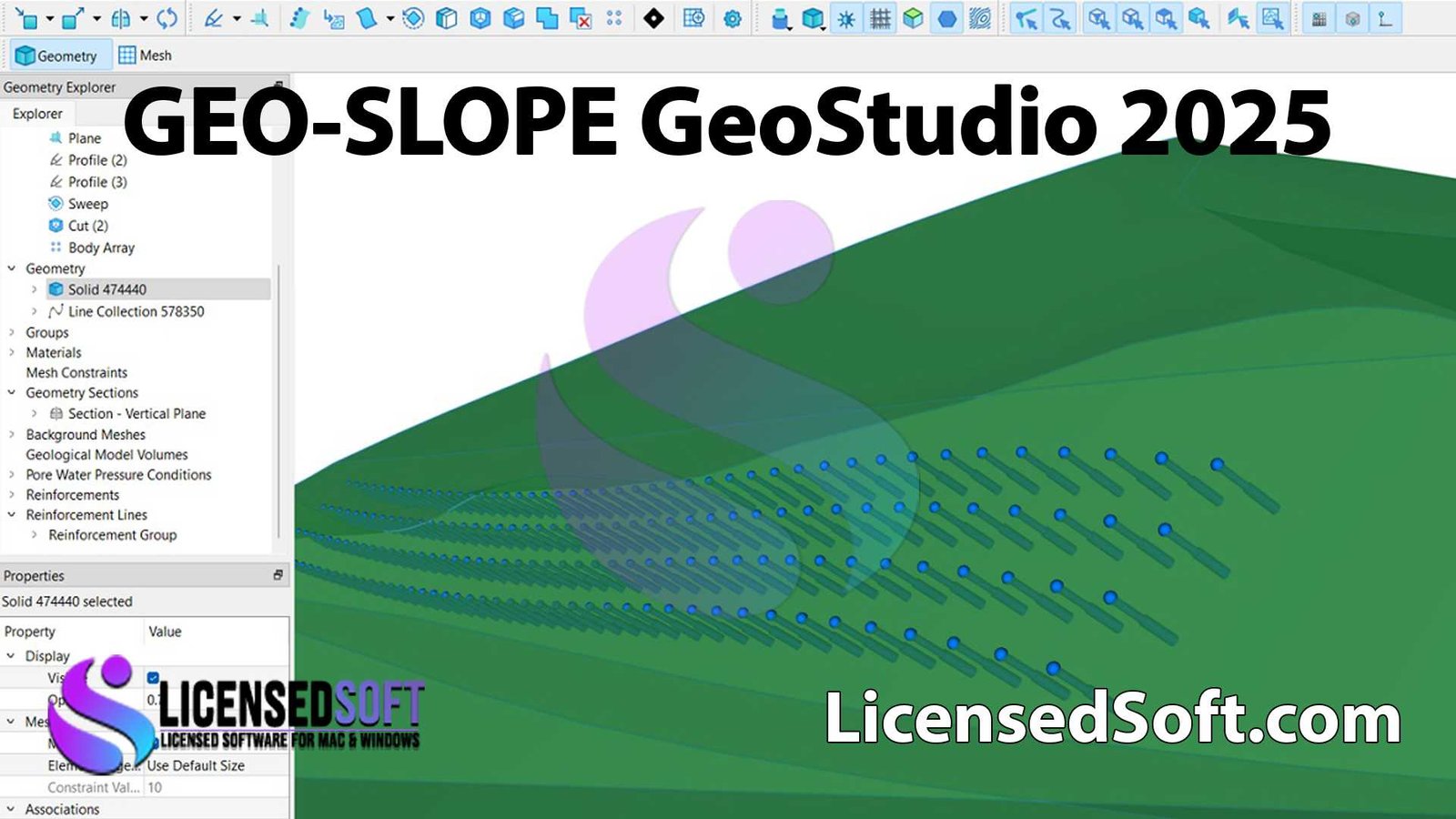 GEO-SLOPE GeoStudio 2025.1 Full Version By LicensedSoft