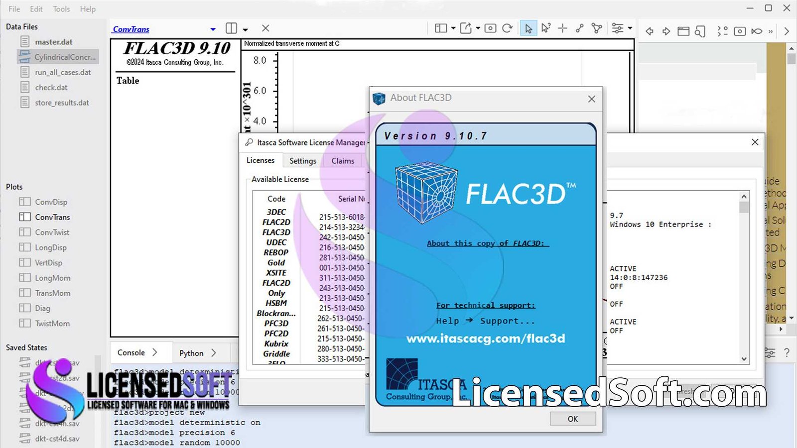 Itasca FLAC3D 9.10 Full Version By LicensedSoft
