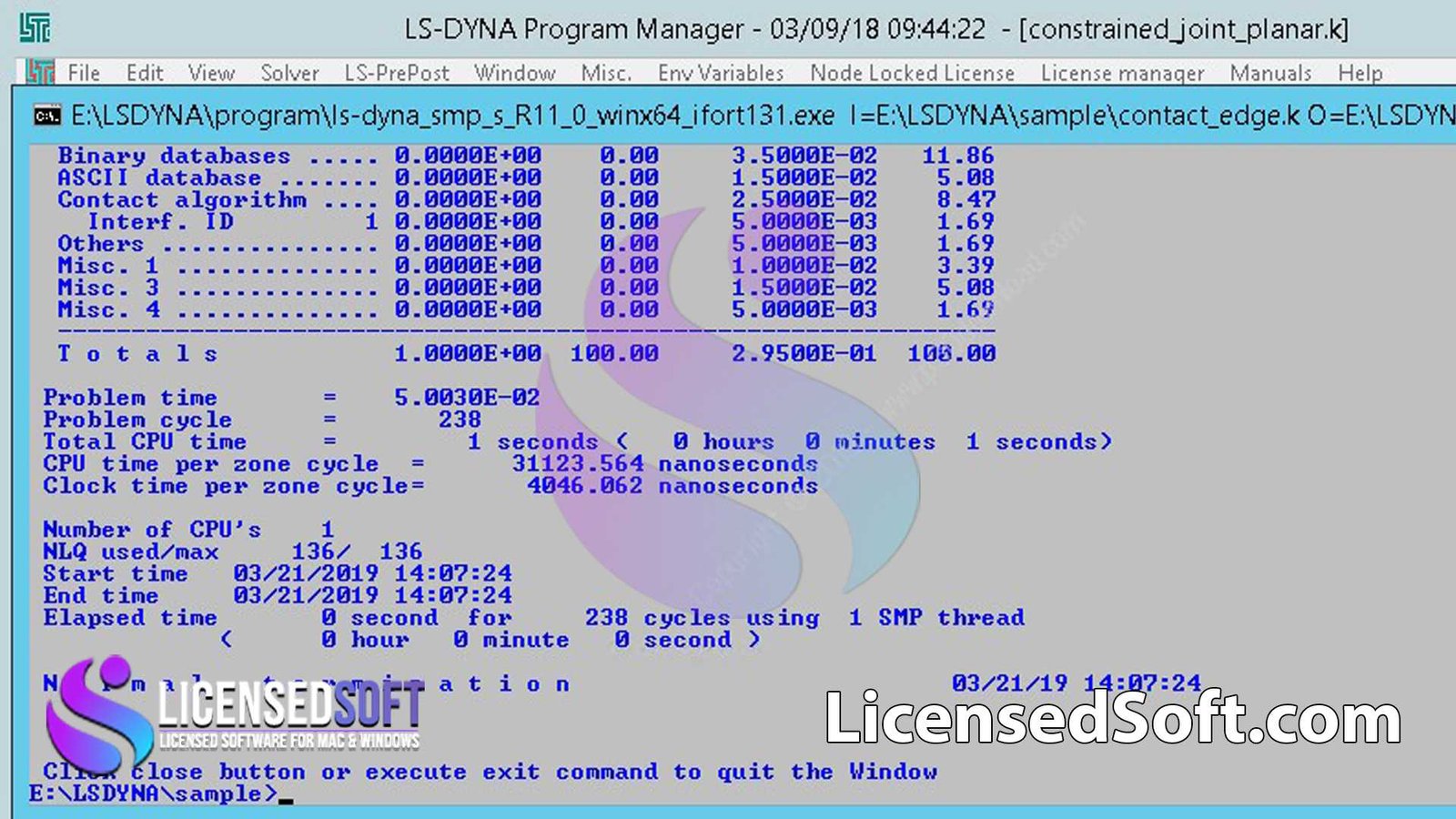 LS-DYNA SMP R13 Full Version By LicensedSoft