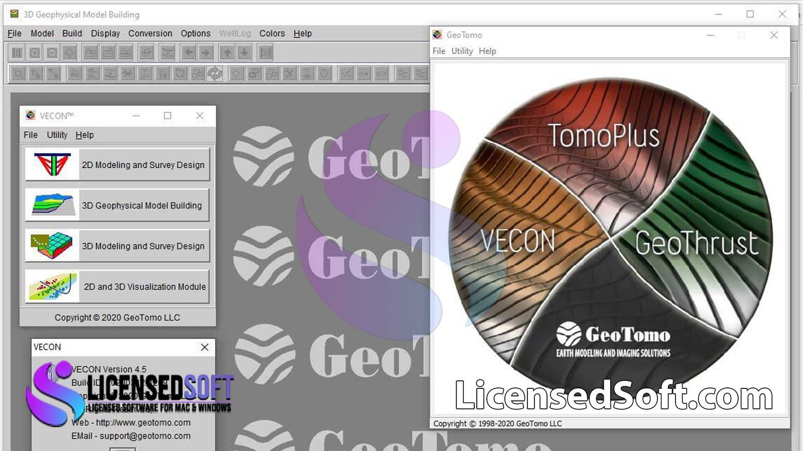 GeoTomo Vecon 4.8 Full Version By LicensedSoft