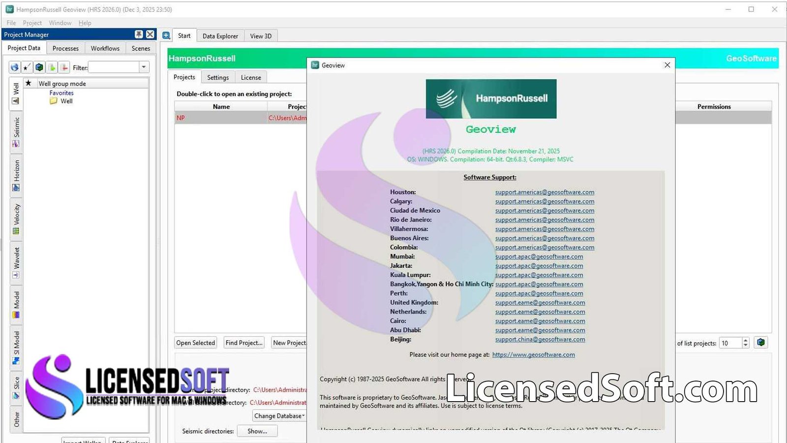 HampsonRussell Geoview 2026 Full Version By LicensedSoft