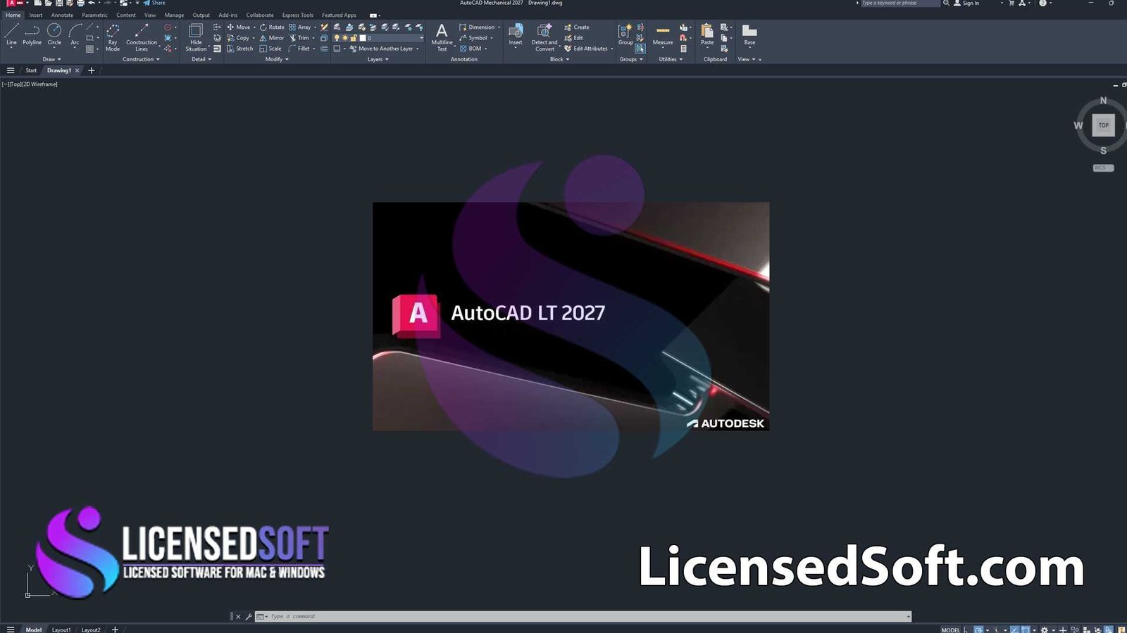 Autodesk AutoCAD LT 2027 Full Version By LicensedSoft