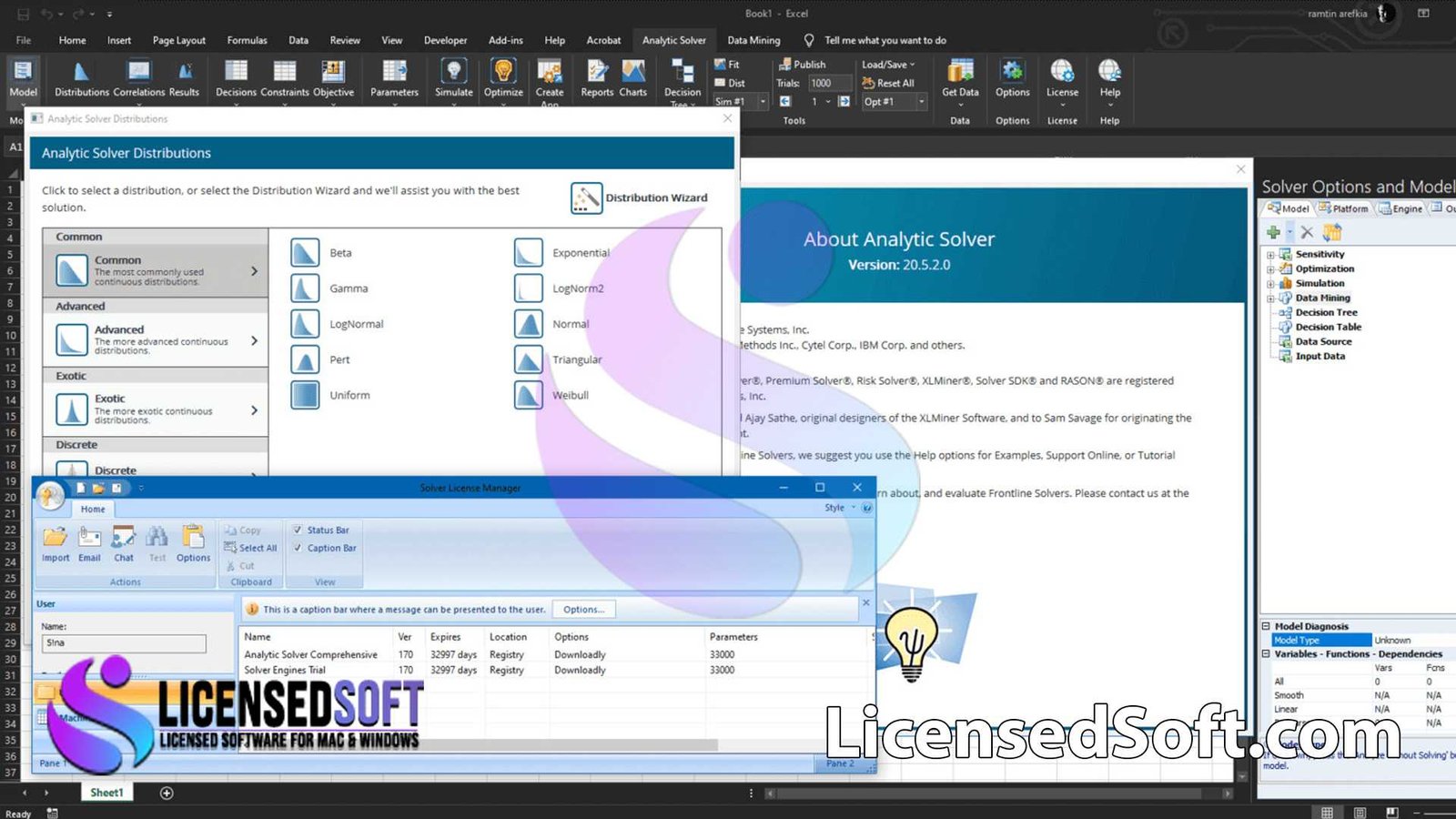 Frontline Analytic Solver for Excel 2025Q1 Full Version By LicensedSoft