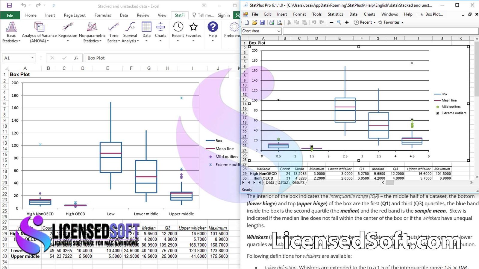 StatPlus Pro 7.7 Full Version By LicensedSoft