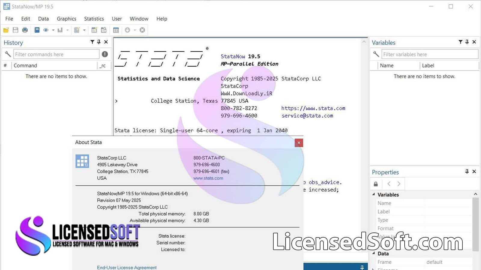 Stata MP 19.5 Full Version By LicensedSoft