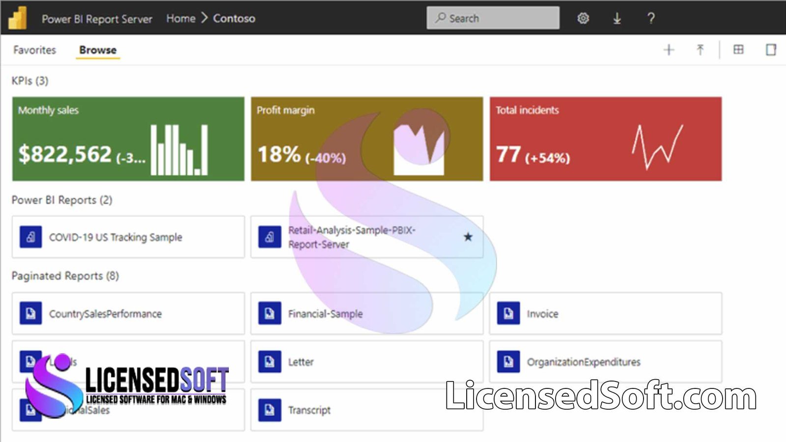 Microsoft Power BI Report Server 2025 Full Version By LicensedSoft